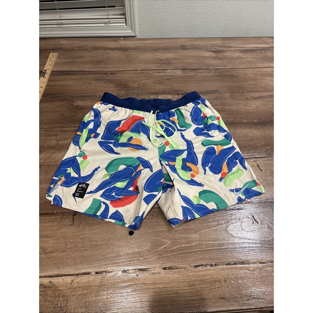 Nike Running Shorts A.I.R. Kelly Anna 6" Men's Size S Air Dri-Fit Printed